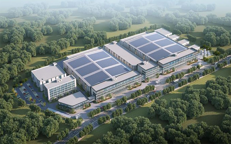 云和首條晶圓產(chǎn)線主廠房封頂，百億級“芯”引擎全面加速！